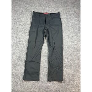 Wrangler ATG All Terrain Gear Cargo Pants Mens 34 Charcoal Gray Mid Rise Hiking